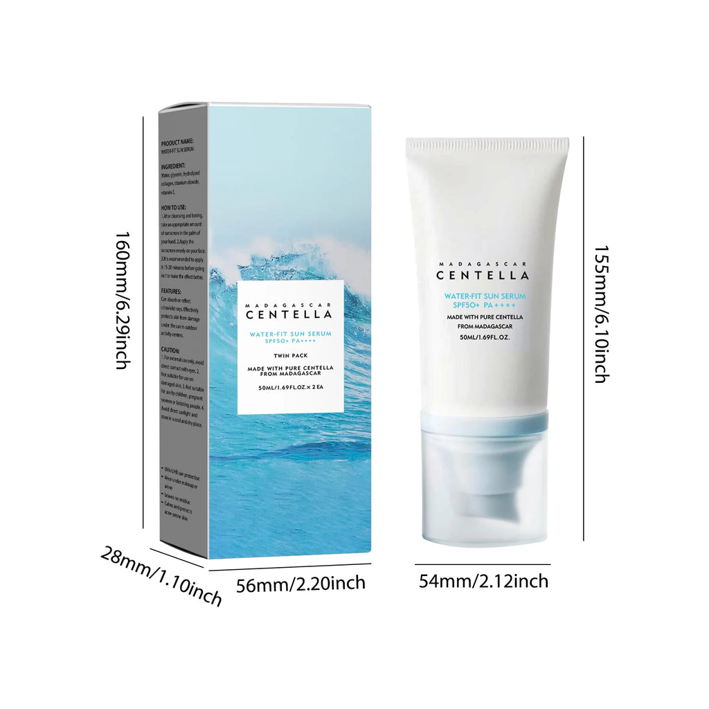 ☀️ Solaire SPF50+ Centella – Protection UV Haute Performance & Hydratation Apaisante