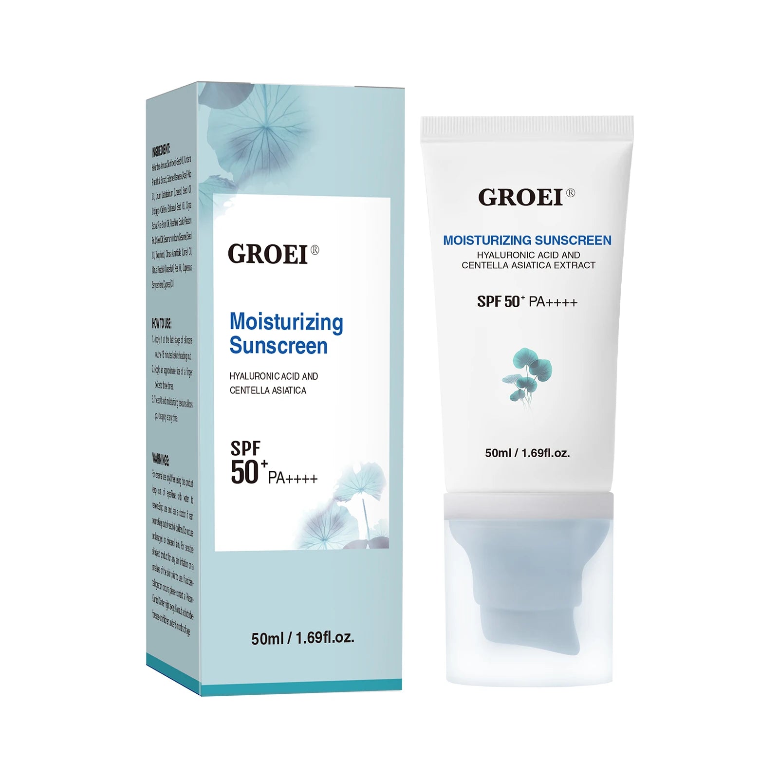 ☀️ Solaire SPF50+ Centella – Protection UV Haute Performance & Hydratation Apaisante