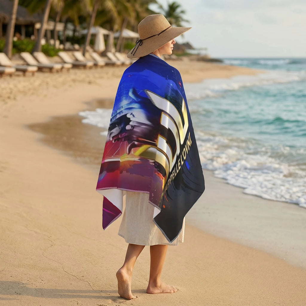 🏖️ Serviette de Plage Douce & Séchage Rapide – L’Indispensable de Toutes Vos Aventures JUL